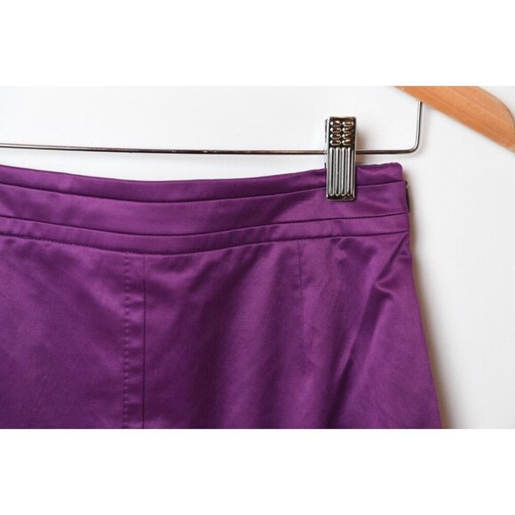 Hugo Boss Pencil Skirt Silk Womens US 2 Pleated Hot Pink Vunni - Picture 3 of 11